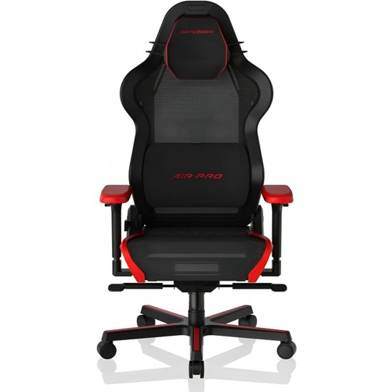 DXRACER AIR PRO R1S BREATHABLE MESH WITH LUMBAR SUPPORT PILLOW GAMING CHAIR BLACK RED